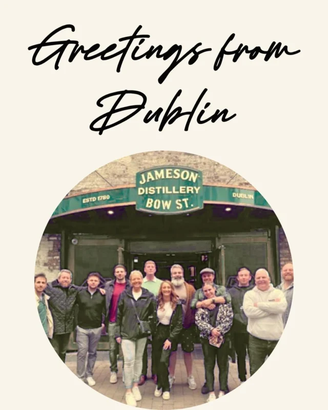 Greetings from Dublin! ✉️🇮🇪

Some of our bar team recently took a trip over the Irish Sea to Dublin to visit Jameson Distillery with our friends at @pernodricarduk. It's so important to us that our teams continue to learn and grow throughout their careers with Artemis. Not only does it lead to happier, more fulfilled team members, but it also means that we continuously improve our offering and guest experience. Win-win! ☘️