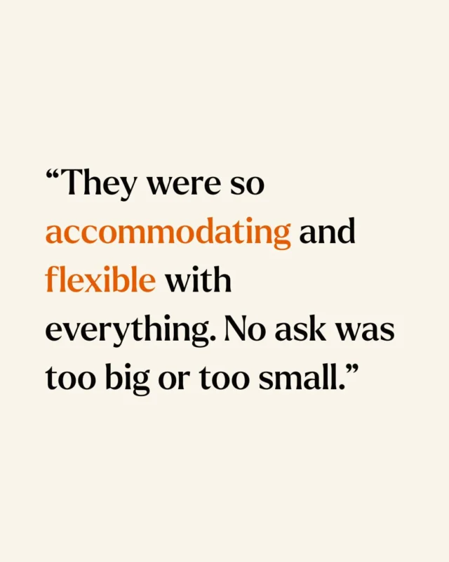 “They were incredible from start to finish… so accommodating and flexible with everything. No ask was too big or too small.”

Feedback like this reminds us what hospitality is truly about. At Artemis, we believe that creating unforgettable experiences starts with genuine care, adaptability, and a willingness to go above and beyond for every guest.

Across all our venues - like the wonderful team at @mythebarnweddings, who received this glowing review - we take pride in offering a service that’s as flexible as it is personal. Every celebration is unique, and our role is to make each one feel effortless, seamless, and entirely tailored to our guests, creating an unforgettable experience for all.