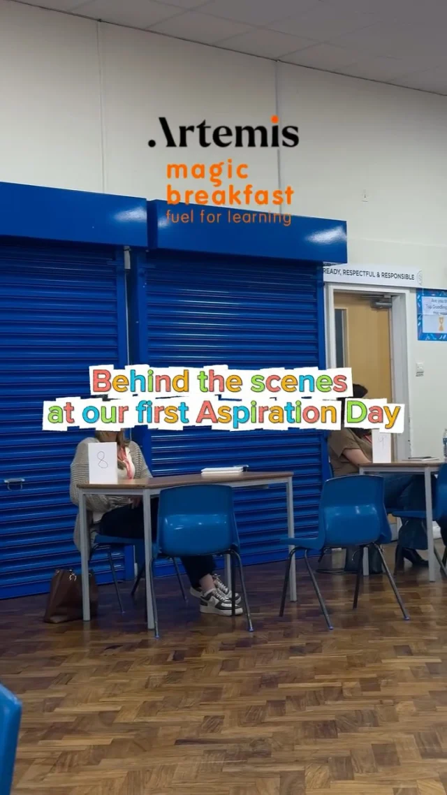 Last month, a group from our team headed to a primary school in Ellesmere Port for an Aspiration Day run by our charity partner, @magicbreakfast_uk, who exist to champion and provide nourishing breakfasts that help children and young people learn and thrive.  We spent the afternoon chatting with Year 6 students about what we do and how we got here, and hearing all about their plans for the future.  There were lots of great questions, plenty of laughs, and some hands-on fun in a workshop where students learned how different liquids change colour when mixed, resulting in a refreshing drink to enjoy at the end, polished off with some healthy garnishes.  But more than anything, it was amazing to see the impact Magic Breakfast has on the children it supports. 
It really brought home why this partnership matters and inspired us to keep creating unforgettable moments, both inside and outside our venues.  #artemisevents #magicbreakfast #artemis #artemisvenueservices
